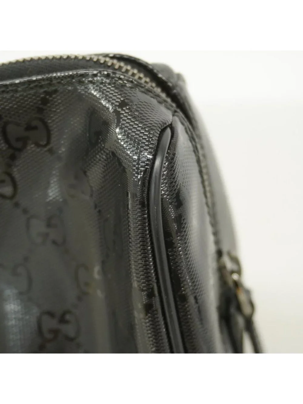 Gucci Pouch GG Supreme Black Silver